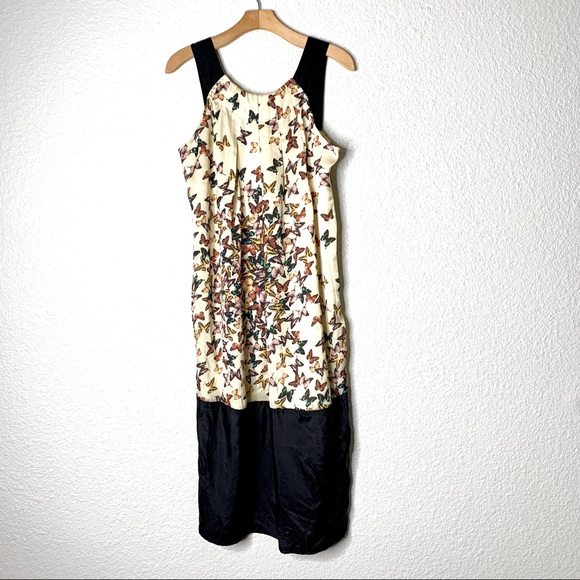 Ted Baker Butterfly Midi Dress Size 8 Sleeveless - Picture 3 of 16